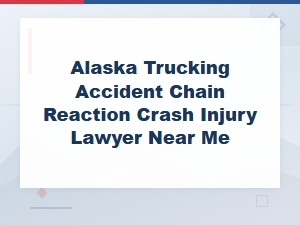 Alaska Chain Reaction Truck Crash Injury Lawyer